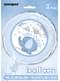 Blue foil balloo (45,72 cm) - Umbrellaphants Blue