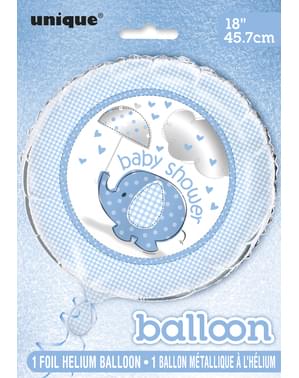 Blå foil ballong - Umbrellaphants Blå