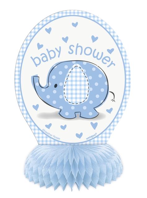 Set de 4 decoraciones de mesa azul - Umbrellaphants Blue