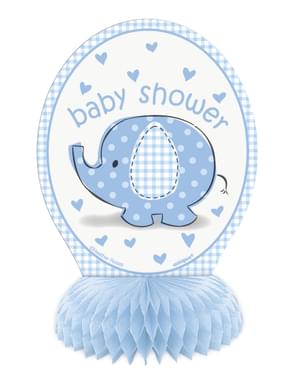 Set 4 bordsdekoration blå - Umbrellaphants Blue