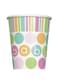 Set 8 glas - Pastel Baby Shower