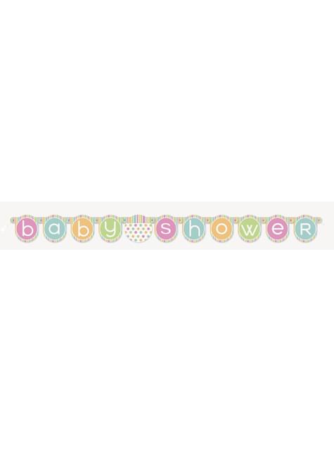 Girlande Pastel Baby Shower Lieferung 24h Funidelia