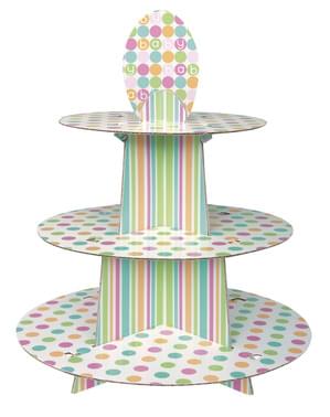 Patera na babeczki - Pastel Baby Shower