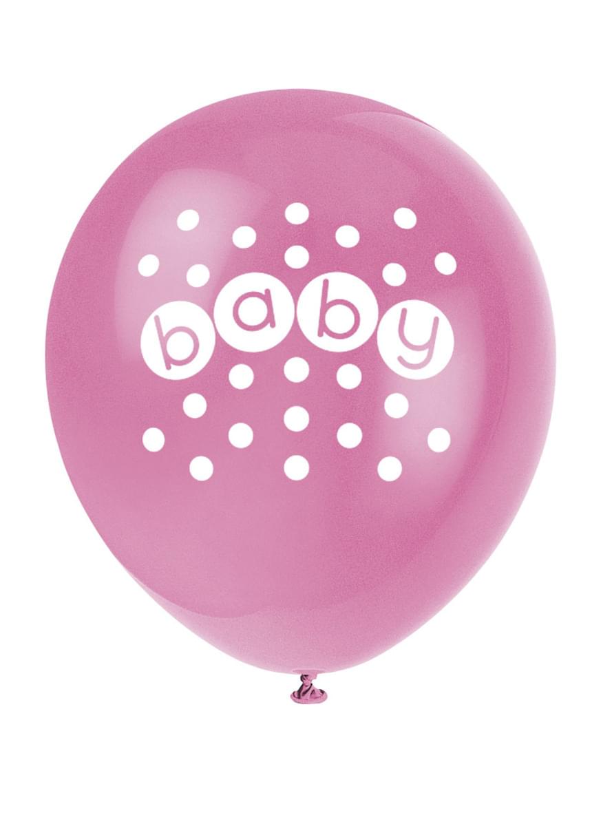 Set 8 ballonger - Pastel Baby Shower