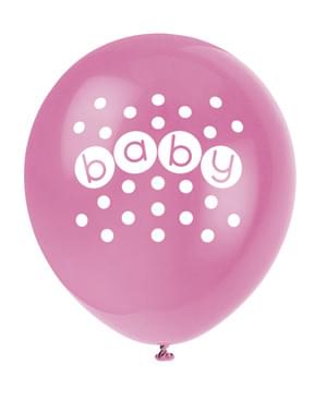 8 ballonne (30 cm) - Pastel Baby Shower
