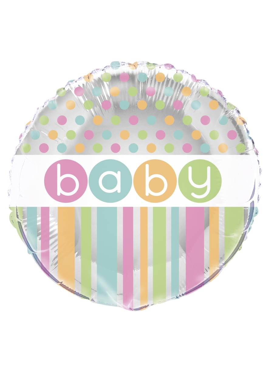 Metallic Luftballon - Pastel Baby Shower