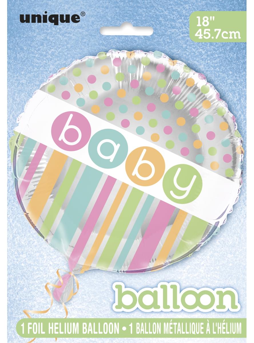 Ballon en aluminium - Pastel Baby Shower