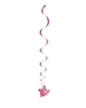 3 décorations à suspendre It's a girl - Clothesline Baby Shower