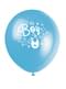 8 balões azuis It's a bo (30 cm) - Clothesline Baby Shower
