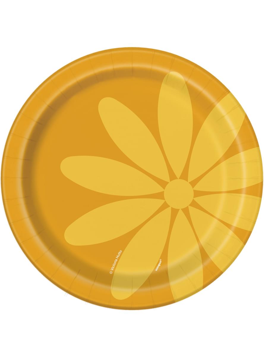 8 piatti da desser (18 cm) - Summer Flower