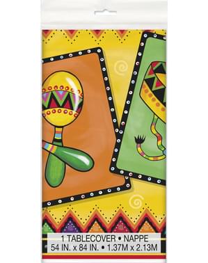Toalha de mesa com detalhes mexicanos - Fiestivity