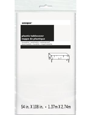 Toalha de mesa branca grande - Linha Cores Básicas