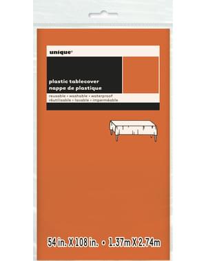 Toalha de mesa cor de laranja grande - Linha Cores Básicas