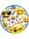 8 emoticons dessert plates - Emoji