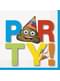 16 big emoticons party napking (33x33 cm) - Emoji