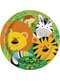 Set de 8 farfurii - Animal Jungle