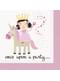 16 Serviettes en papier Licorne rose – Magical Unicorn 