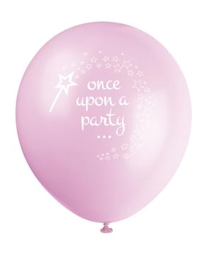 8 lyserøde enhjørning ballone (30 cm) - Magical Unicorn