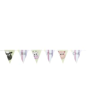 Bunting garland - Farmyard Party