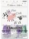 8 globos verdes con animales de granja (30 cm) - Farmyard Party
