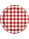 8 pratos de BB (23 cm) - picnic