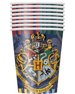 Set 8 gelas Hogwarts Houses - Harry Potter