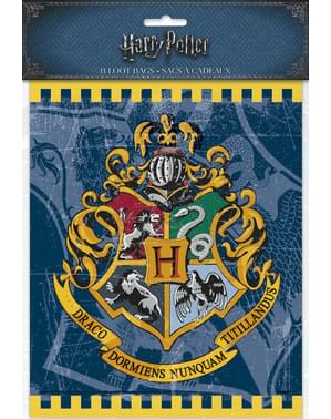 Sæt af 8 Hogwarts hus gave poser - Harry Potter
