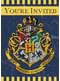 8 Hogwarts House invitations - Harry Potter