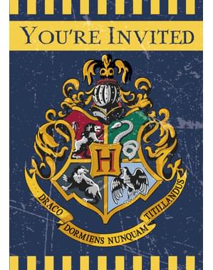 Set 8 undangan Hogwarts House - Harry Potter