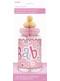 Centre de table biberon rose - Baby Shower