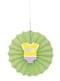 Rosace en papier vert - Baby Shower