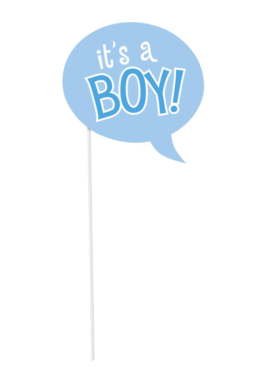 10 accessoires para Photo booth Baby Shower