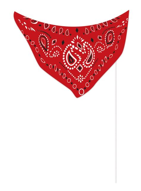 Set de 10 accesorii pentru photobooth vestul salbatic - Western Party