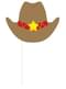 Set de 10 accesorii pentru photobooth vestul salbatic - Western Party