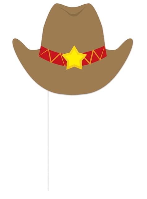 Set de 10 accesorii pentru photobooth vestul salbatic - Western Party