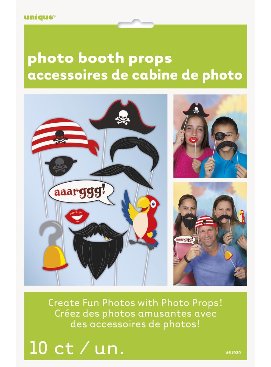 10 accesorios photocall para fiesta pirata