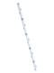 10 straws with sky blue and white spots