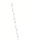 10 straws with light pink and white spots