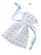 Білий мішечок в блакитний горошок - Baby Shower