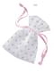 Hvit bag med rosa prikker - Baby Shower