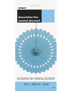 Leque de papel decorativo azul céu - Linha Cores Básicas