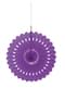 Rosace en papier violet - Gamme couleur unie