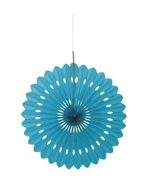 Decorative paper fan in aquamarine green - Basic Colours Line