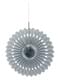 Decorative paper fan in silver - Basic Colours Line