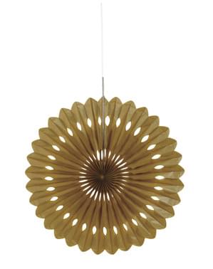 Decorative paper fan in gold - Basic Colours Line