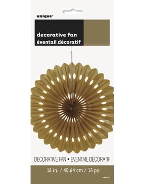 Deko-Fächer aus Papier gold - Basic-Farben Kollektion