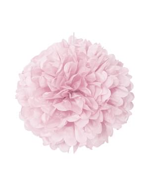 Dekorativna svetlo roza Pom-Pom - linija osnovnih barv
