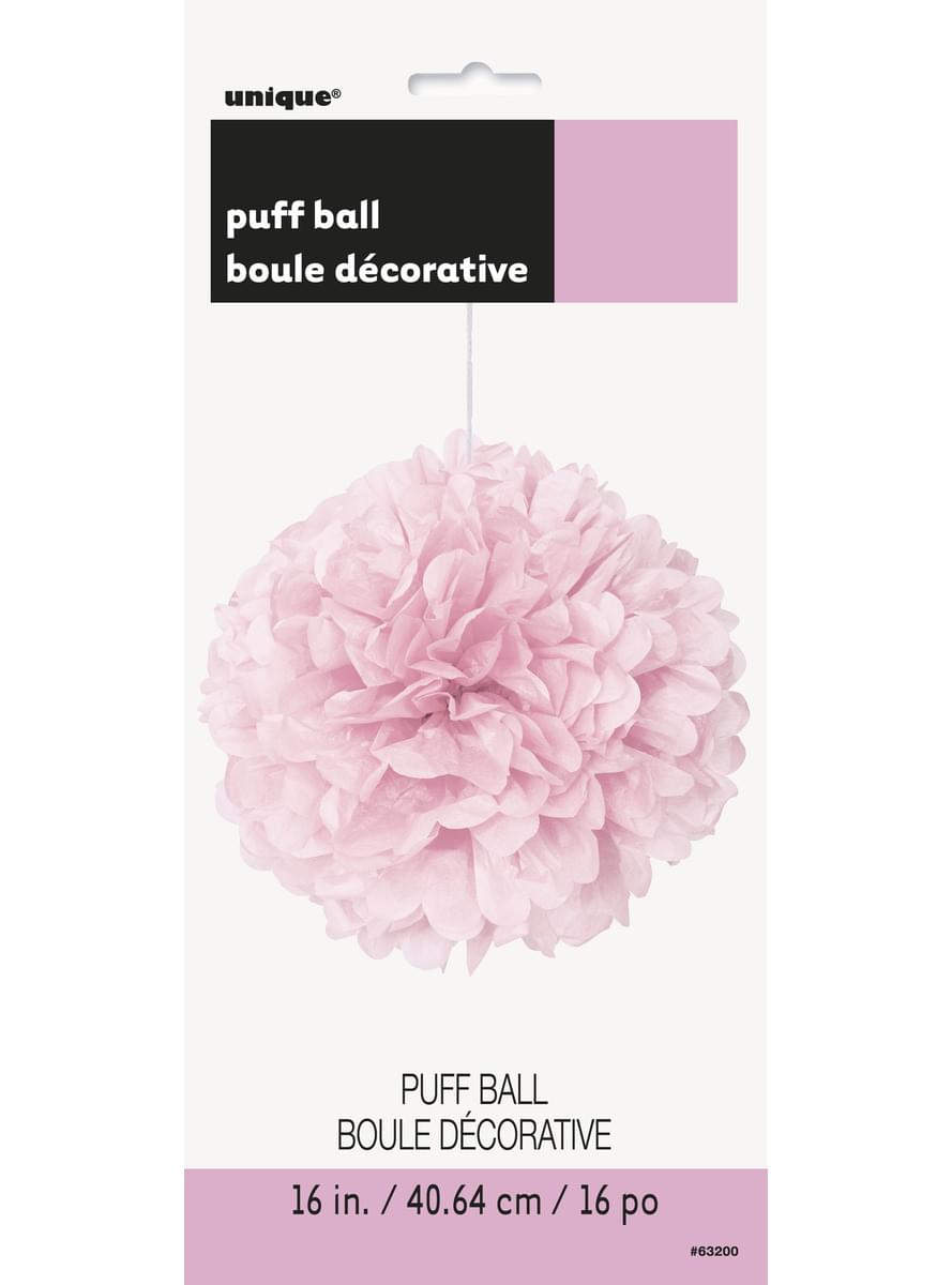 Decorative Light Pink Pom-Pom - Basic Colours Line
