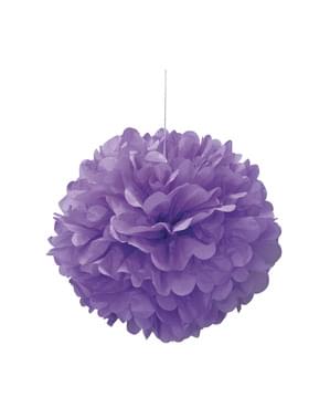 Pompón decorativo morado - Línea Colores Básicos