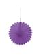Deko-Fächer Set 3-teilig aus Papier violett - Basic-Farben Kollektion